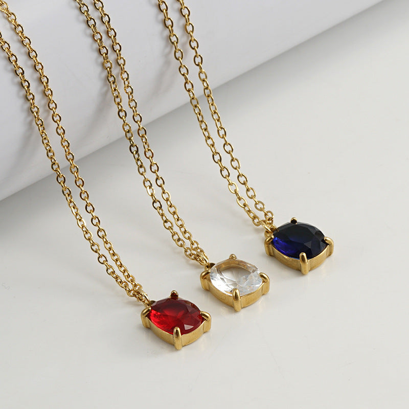 Elira Zircon Pendant Necklace