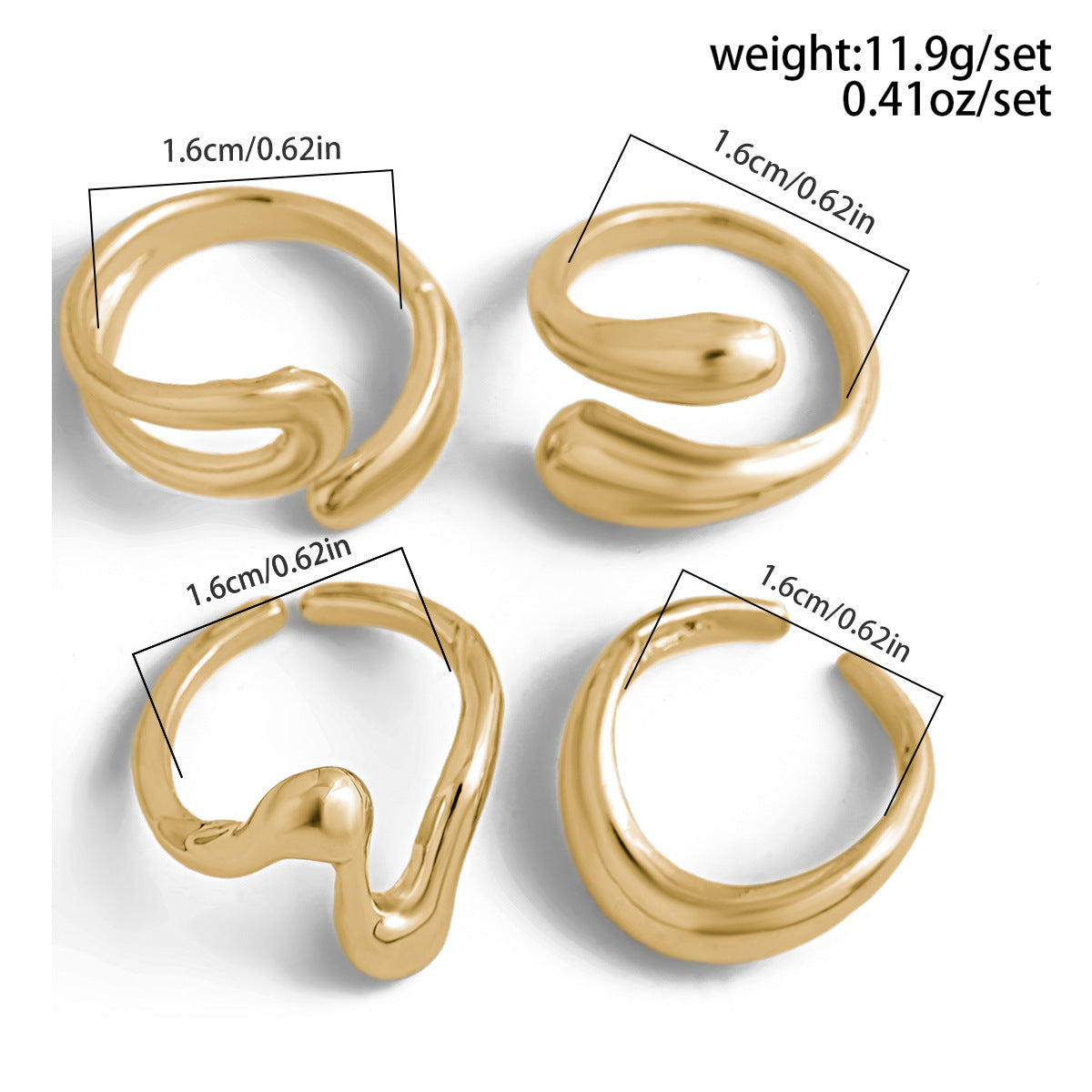 Luna Flow Adjustable Ring
