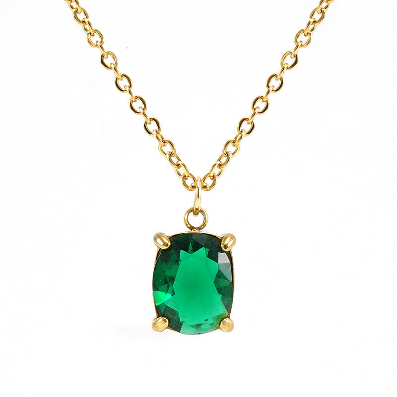 Elira Zircon Pendant Necklace