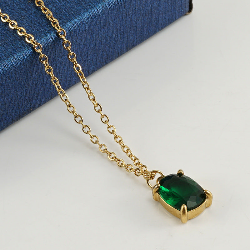 Elira Zircon Pendant Necklace