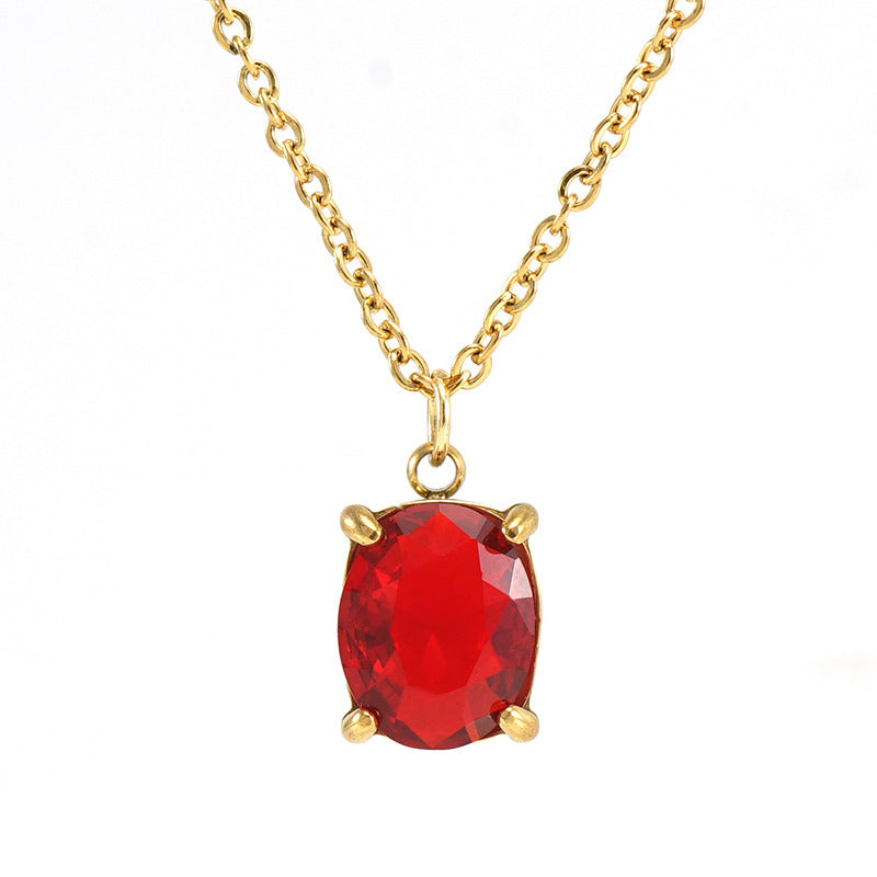 Elira Zircon Pendant Necklace