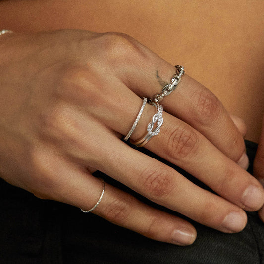Elara White Zircon Ring