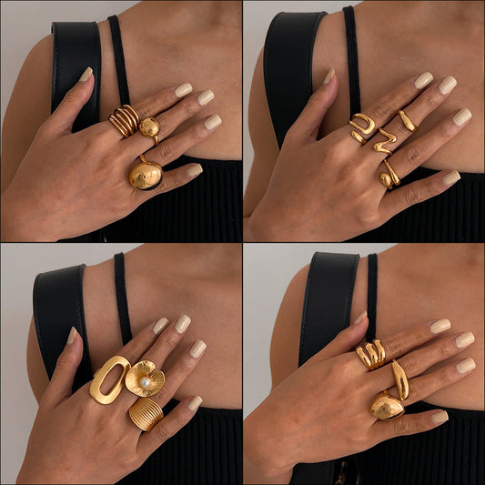 Luna Flow Adjustable Ring